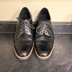 Perry Ellis Black Leather Dress Shoes
